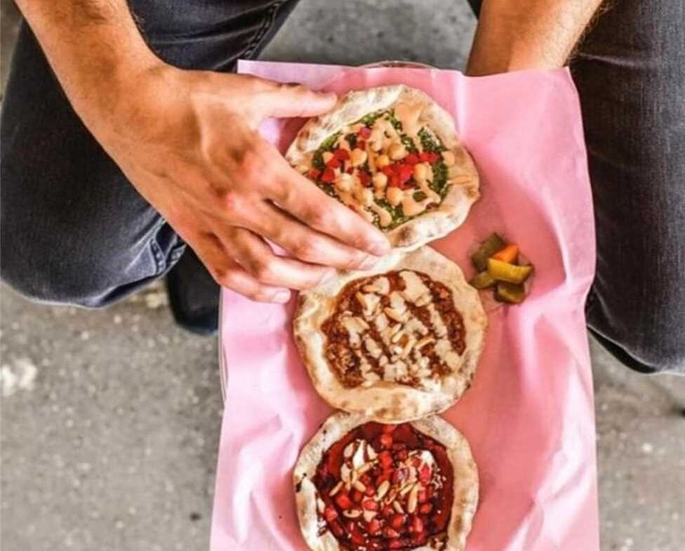 food item in man hands